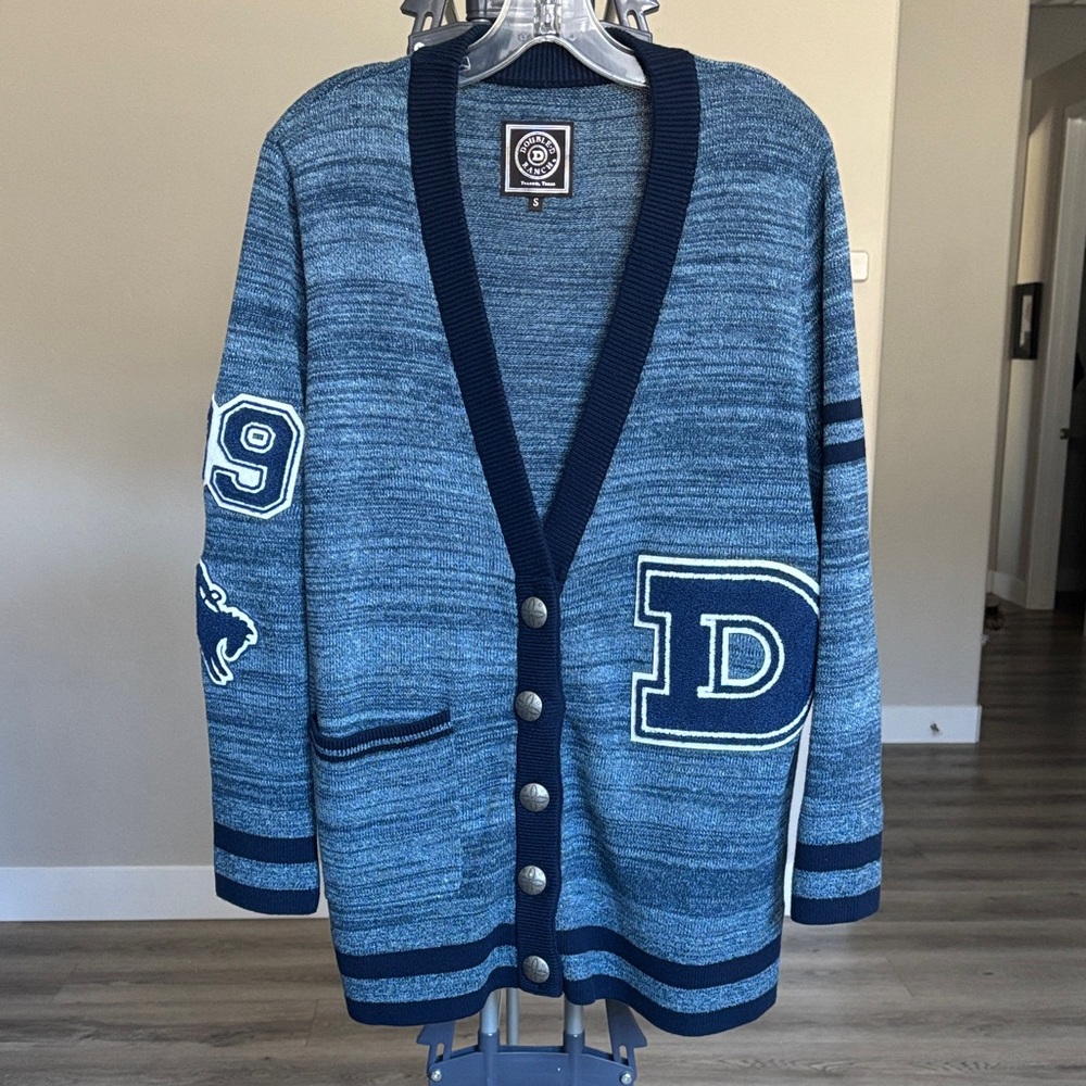 Double D Ranch A-TEAM Sweater with Letter and Number Patches (NWOT) - Picture 2 of 13